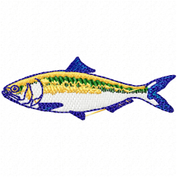 Fishes Embroidery Design 10 Fishes Embroidery Design 10